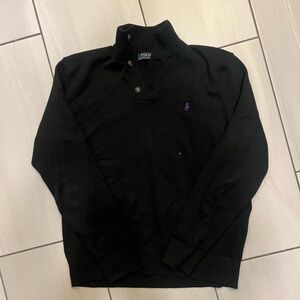 Ralph Lauren Black Turtleneck Sweater for Men